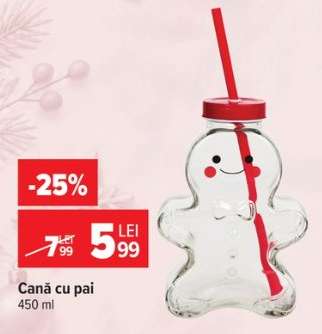Cană cu pai