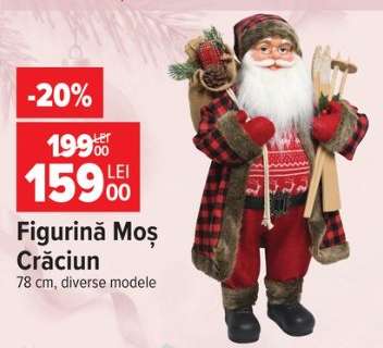 Figurină moș Crăciun