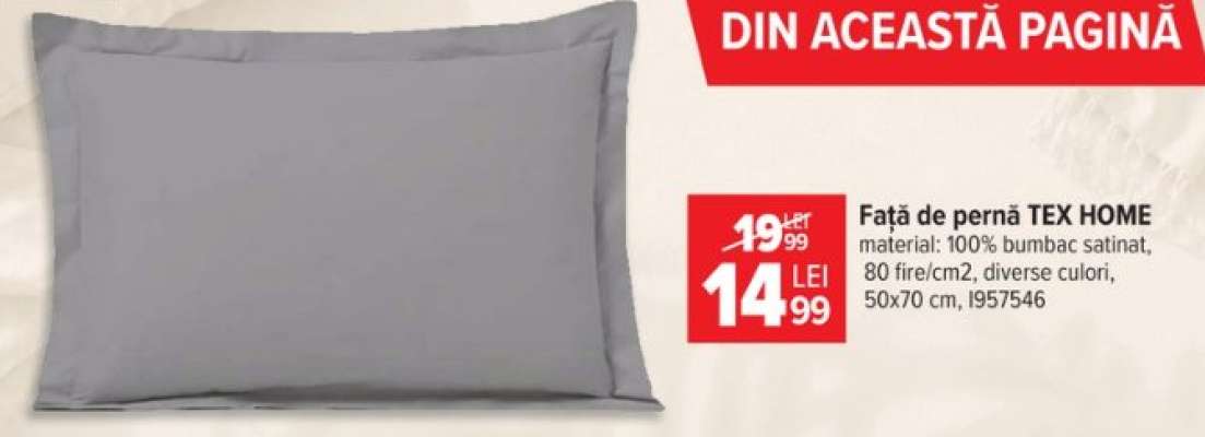 Față de pernă TEX HOME