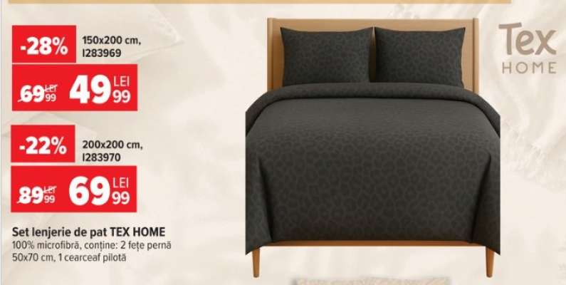 Set lenjerie de pat TEX HOME 150x200 cm