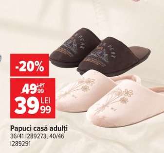 Papuci casă adulți