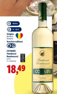 Cotnari Tămâioasă Românească