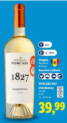 PURCARI 1827 Chardonnay