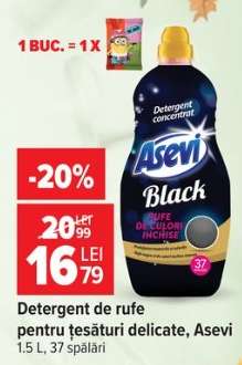 Detergent de rufe pentru țesături delicate, Asevi