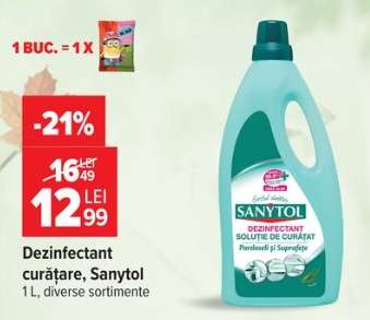 Dezinfectant curățare, Sanytol