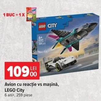 Avion cu reacție vs mașină, LEGO City