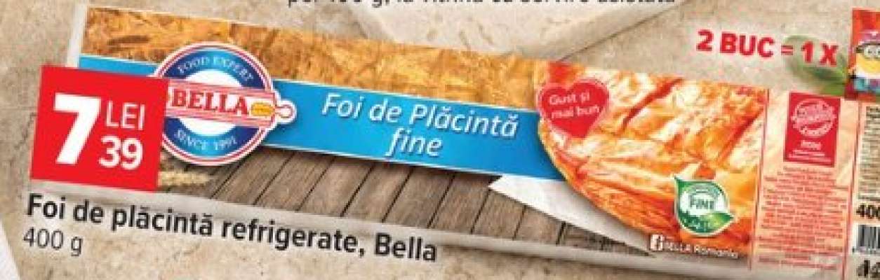 Foi de plăcintă refrigerate Bella