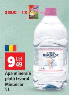 Apă minerală plată Izvorul Minunilor