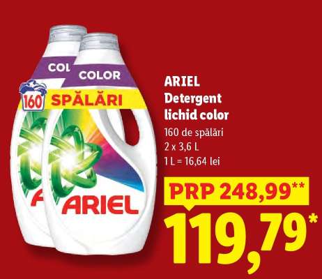 ARIEL DETERGENT LICHID COLOR
