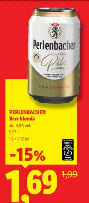 Perlenbacher Bere blondă