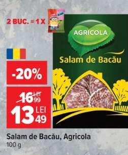 Salam de Bacău, Agricola