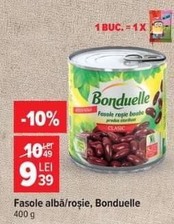 Fasole albă/roșie Bonduelle