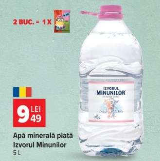 Apă minerală plată Izvorul Minunilor