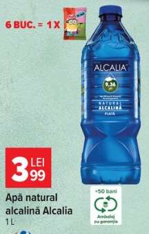 Apă natural alcalină Alcalia