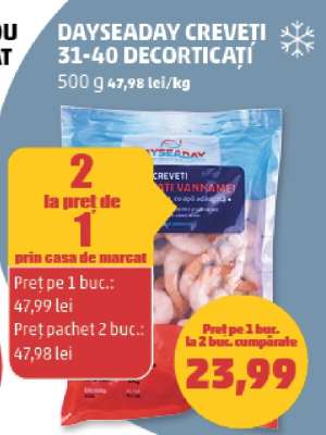 DAYSEADAY CREVEȚI 31-40 DECORTICAȚI