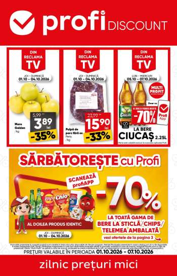 Cataloage Profi Discount - 01.10.2026 - 07.10.2026.