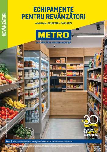 Cataloage Metro - 01.10.2026 - 04.01.2027.