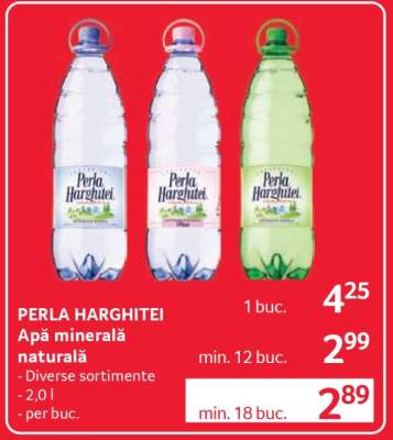 PERLA HARGHITEI Apă minerală naturală