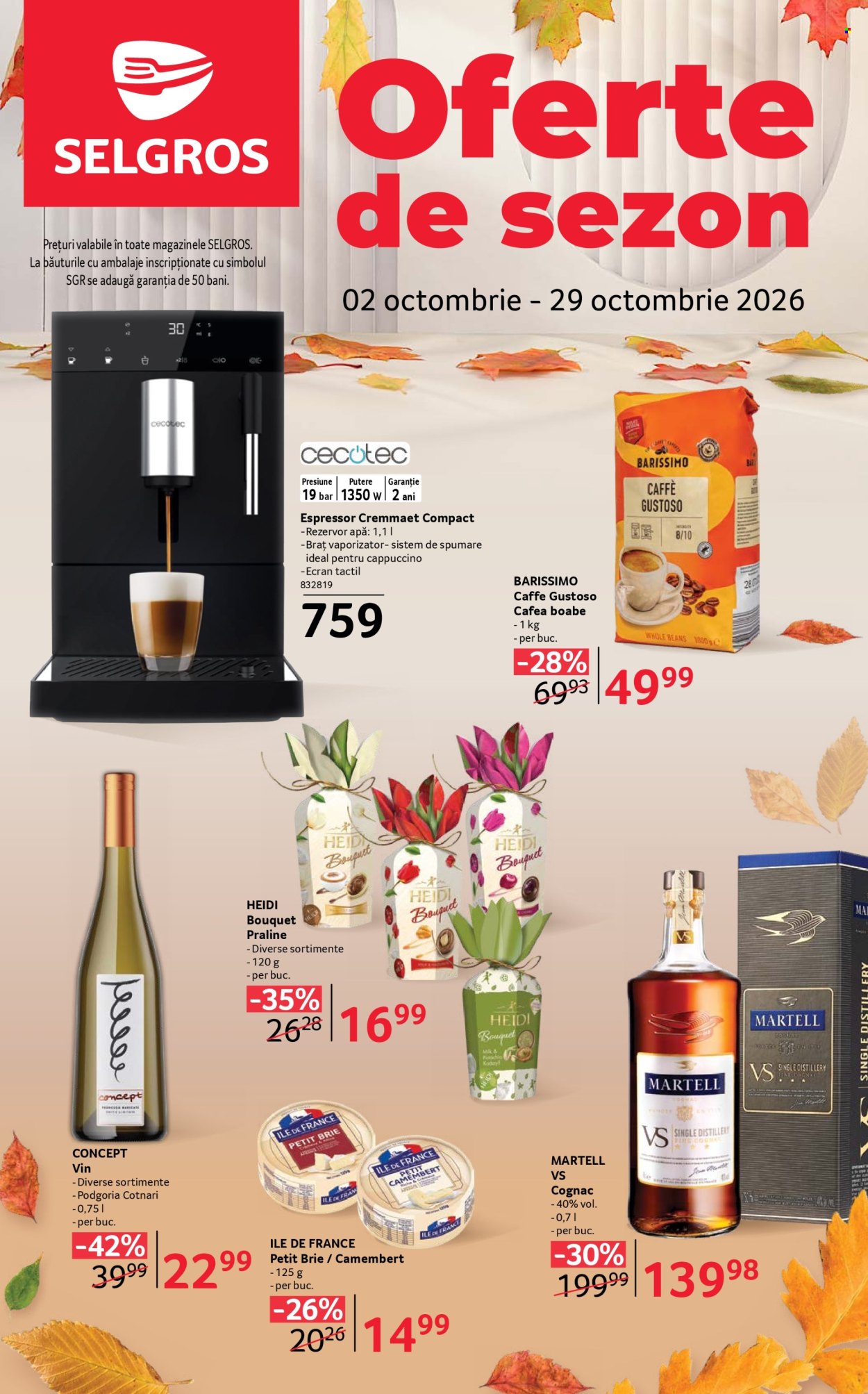 Catalog Selgros - 02.10.2026 - 29.10.2026. Pagina 1