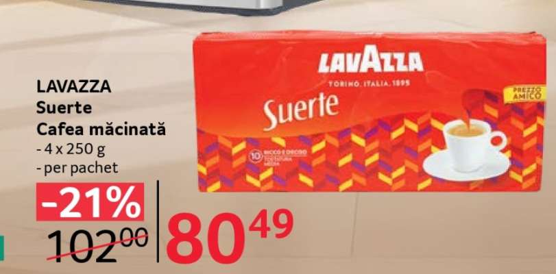 LAVAZZA Suerte Cafea măcinată
