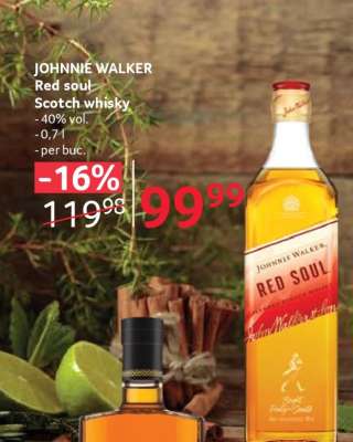 JOHNNIE WALKER Red soul Scotch whisky
