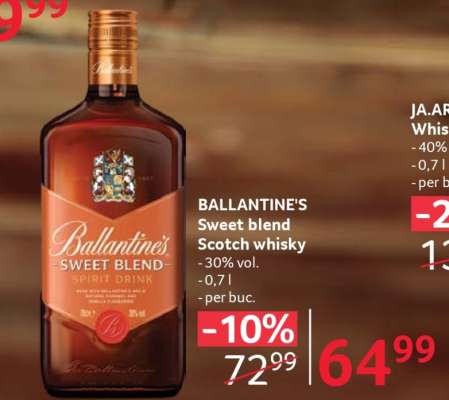 BALLANTINE'S Sweet Blend Scotch Whisky