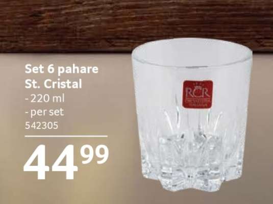 Set 6 pahare St. Cristal