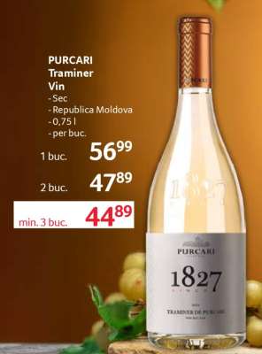 PURCARI Traminer Vin