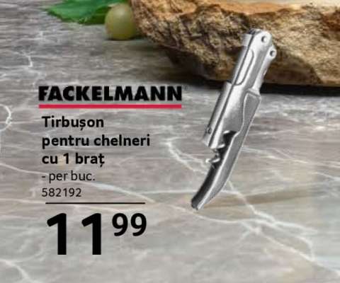 Tirbușon pentru chelneri cu 1 braț