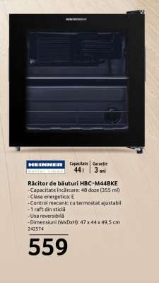 Răcitor de băuturi HBC-M44BKE