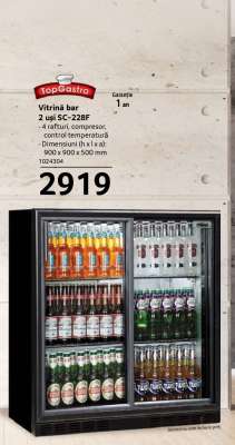 Vitrină bar 2 uși SC-228F