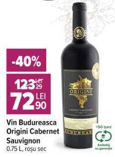 Vin Budureasca Origini Cabernet Sauvignon