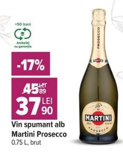 Vin spumant alb Martini Prosecco