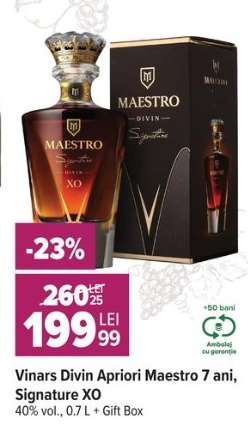 Vinars Divin Apriori Maestro 7 ani, Signature XO