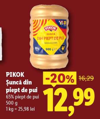 Pikok Șuncă din piept de pui