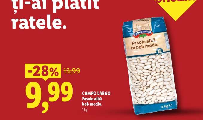 Campo Largo Fasole albă bob mediu