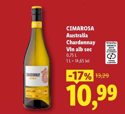 CIMAROSA Australia Chardonnay Vin alb sec