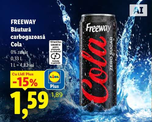 FREEWAY Băutură carbogazoasă Cola