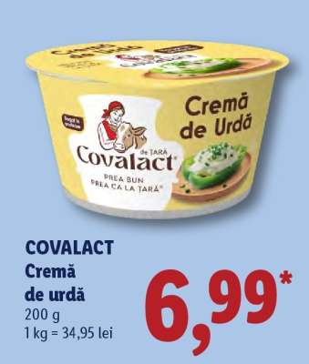COVALACT Cremă de urdă