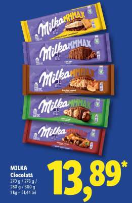 MILKA CIOCOLATĂ