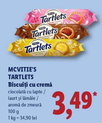 MCVITIE'S Tartlets