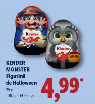 KINDER MONSTER Figurina de Halloween