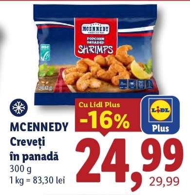 MCENNEDY Creveți în panadă