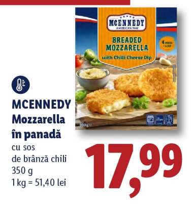 Mcennedy Mozzarella în panadă