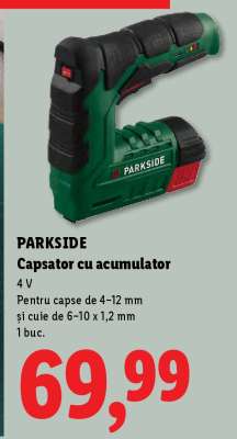 PARKSIDE Capsator cu acumulator