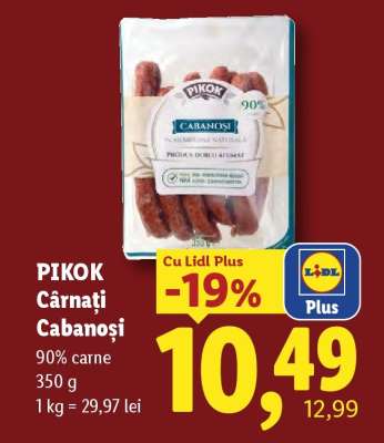 PIKOK Cârnați Cabanoși