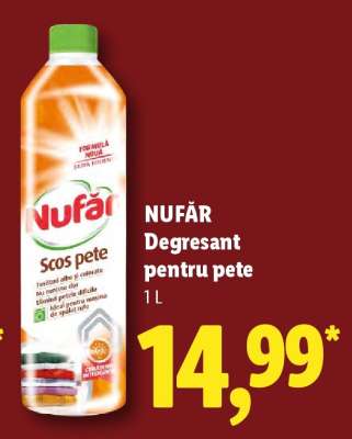 Nufăr Degresant pentru pete