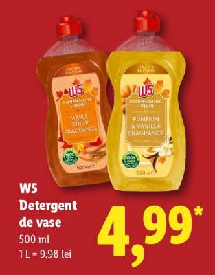 W5 Detergent de vase