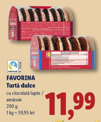 FAVORINA Turtă dulce