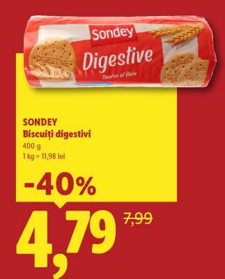 Sondey Biscuiți digestivi